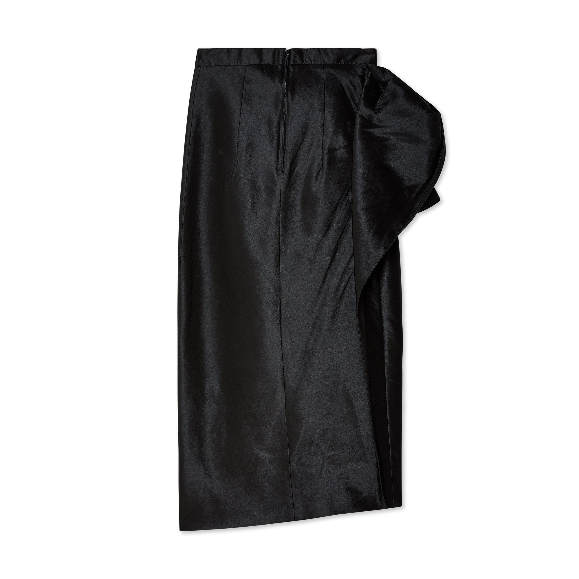 Womens Draped MIDI Skirt Maison margiela – Гарантія оригінальності – вид ззаду
