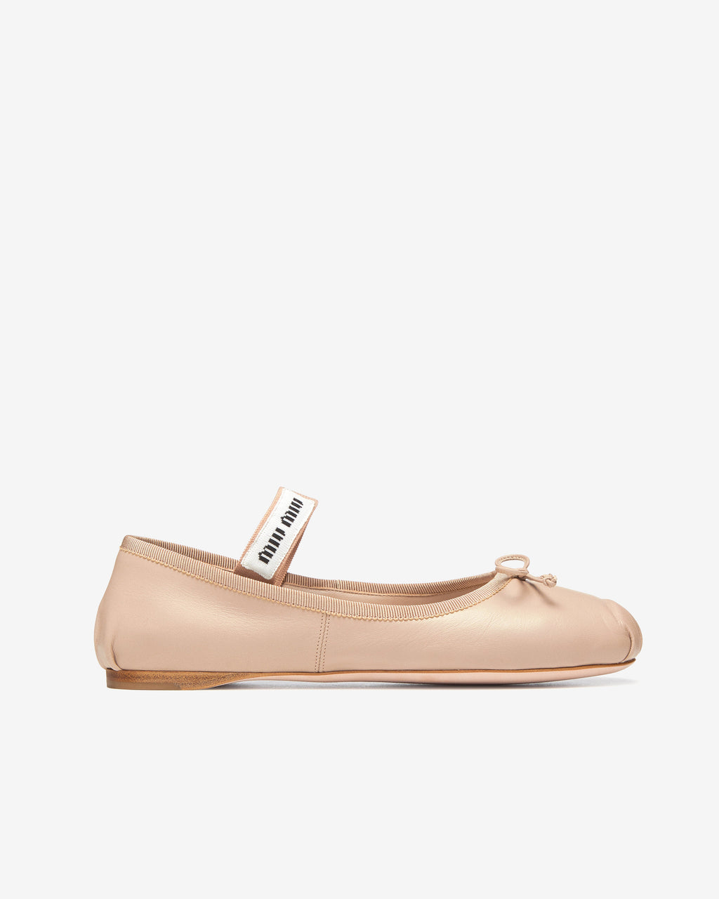 Womens Ballerina Shoe Miu miu – Гарантія оригінальності – боковий вид