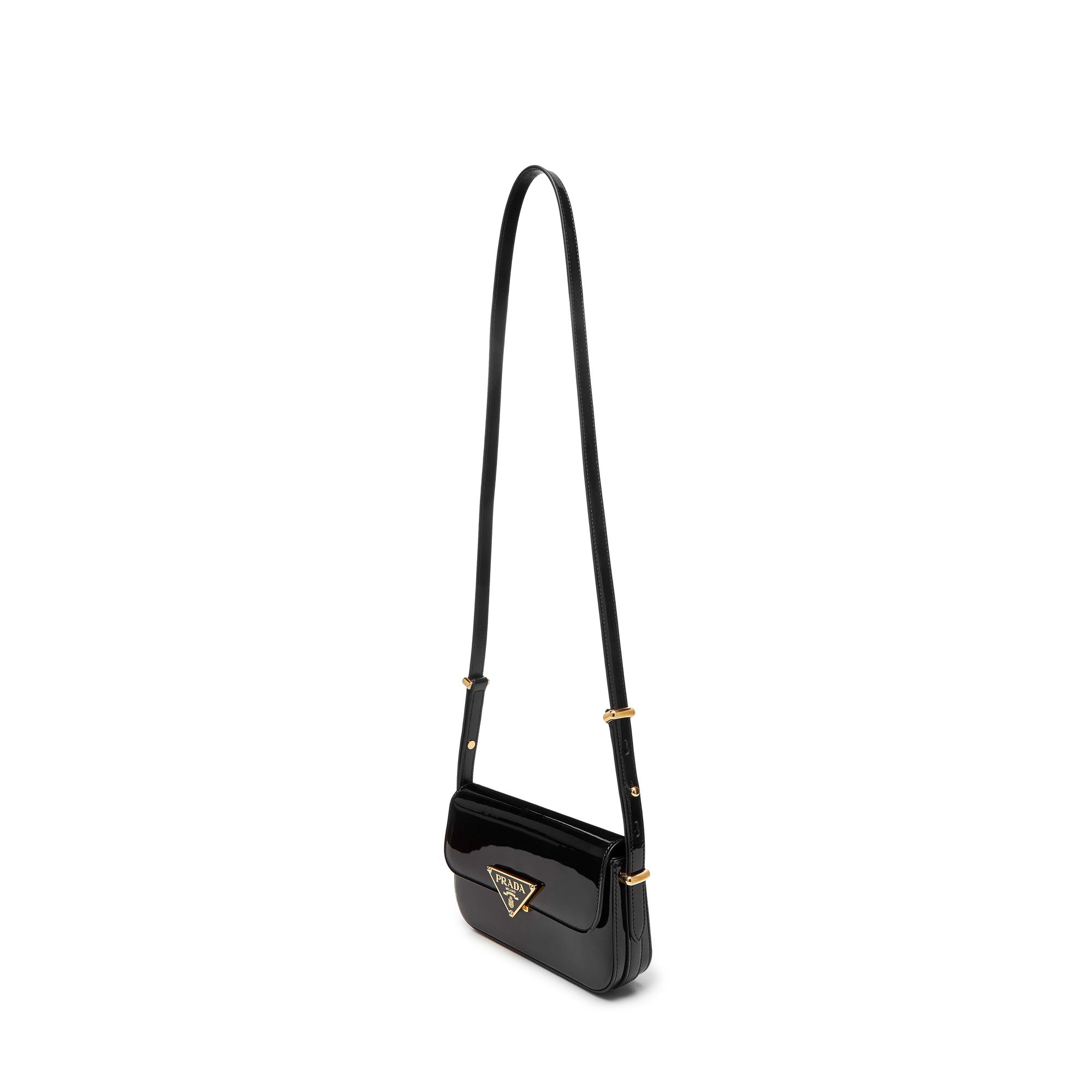 Womens Patent Leather Shoulder Bag Prada оригінал – Купити в Україні – вид ззаду