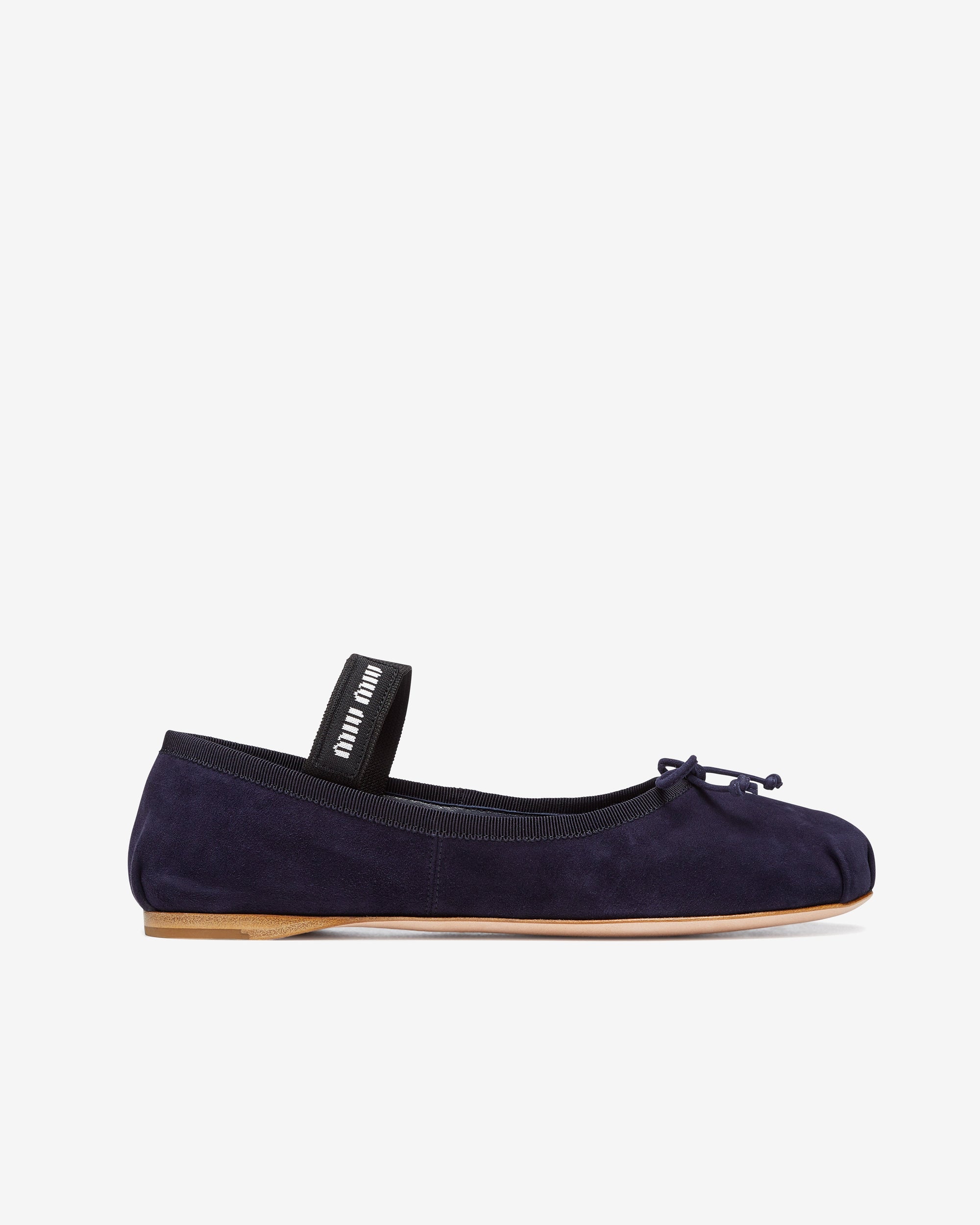 Womens Ballerina Shoe Miu miu – Гарантія оригінальності – боковий вид
