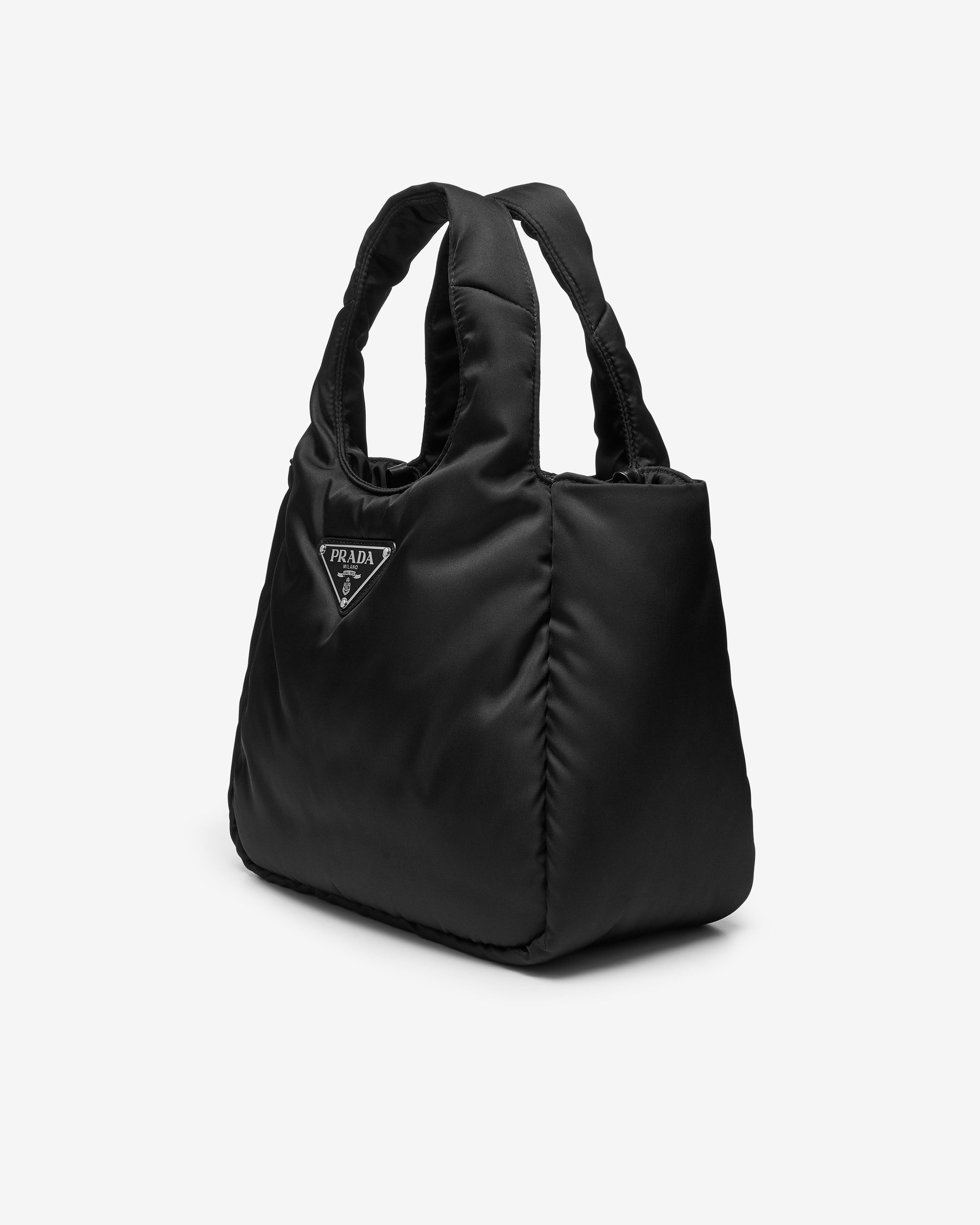 Womens Small Padded Re Nylon Tote Bag Prada – Гарантія оригінальності – вид ззаду
