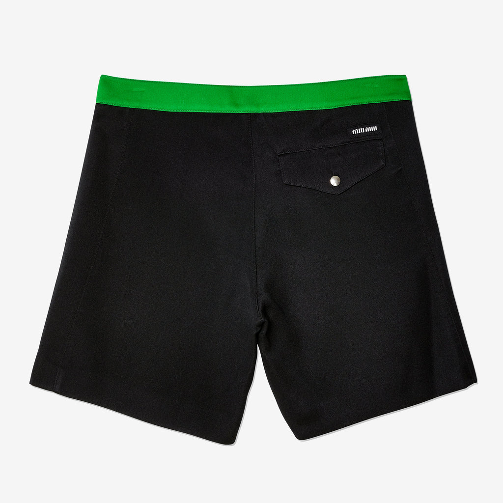 Womens Satin Bermudas Miu miu оригінал – Купити в Україні – вид ззаду