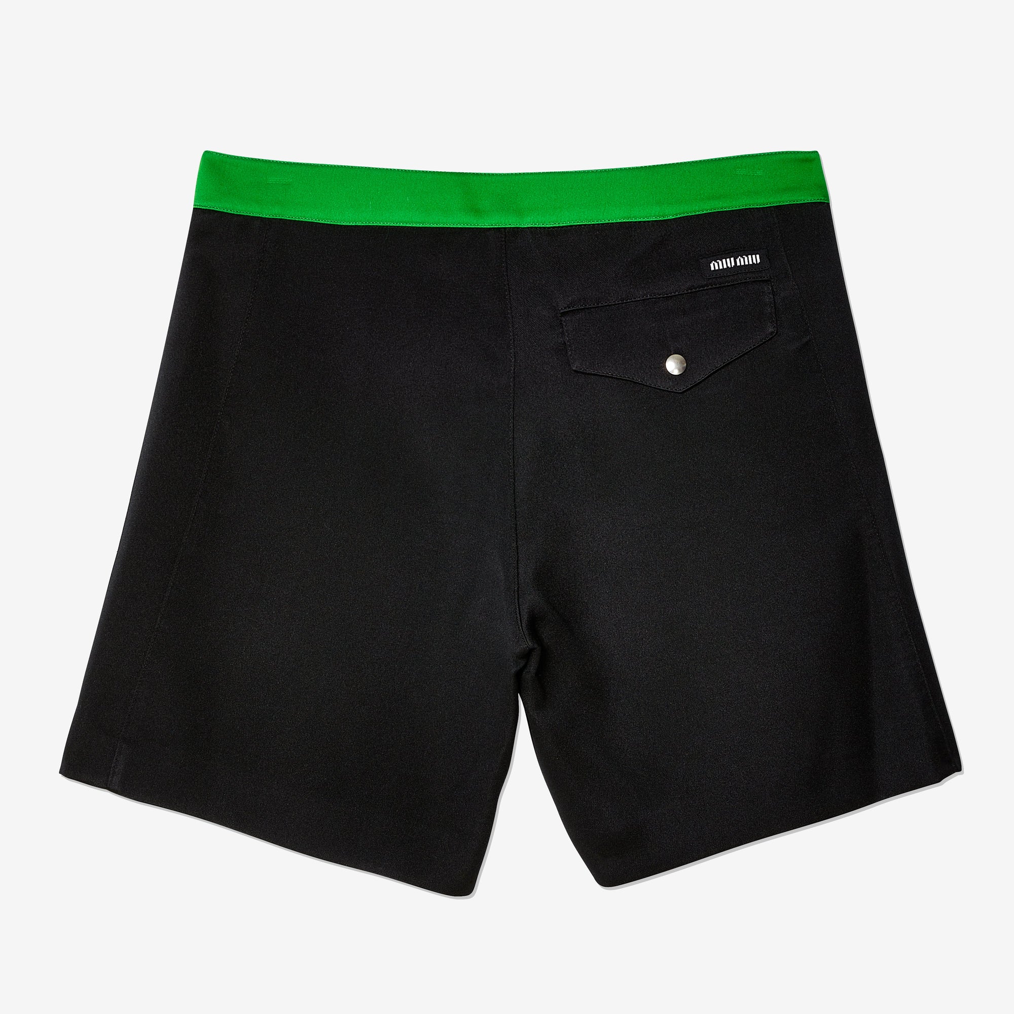Womens Satin Bermudas Miu miu оригінал – Купити в Україні – вид ззаду