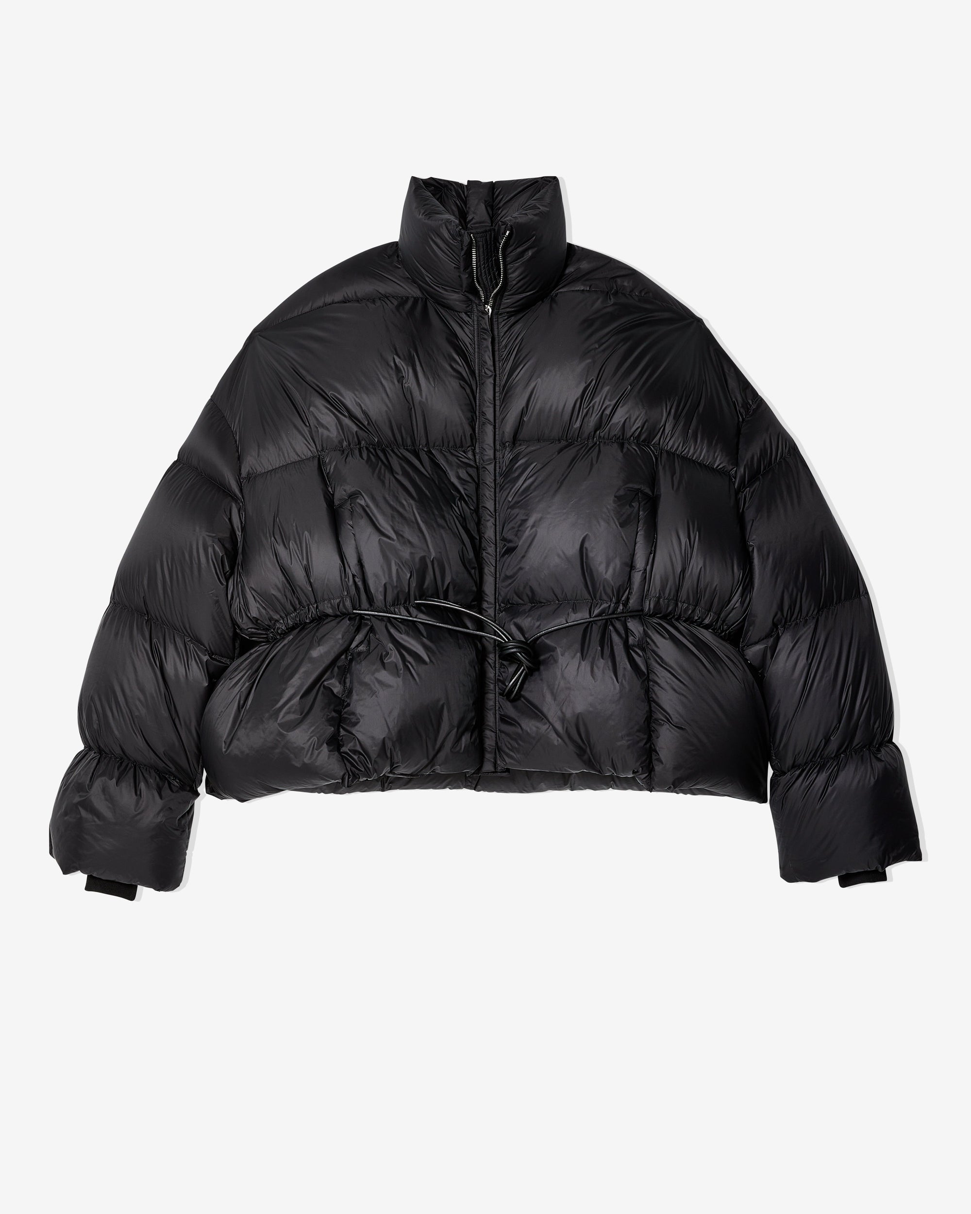 Womens Woven Down Jacket Rick owens – Гарантія оригінальності – боковий вид