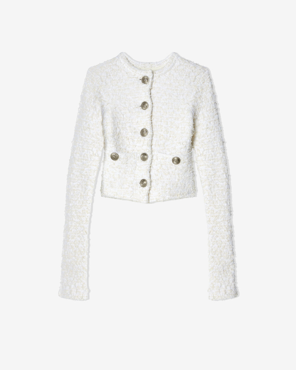 Womens Cropped Cardigan Balenciaga оригінал – Купити в Україні – боковий вид