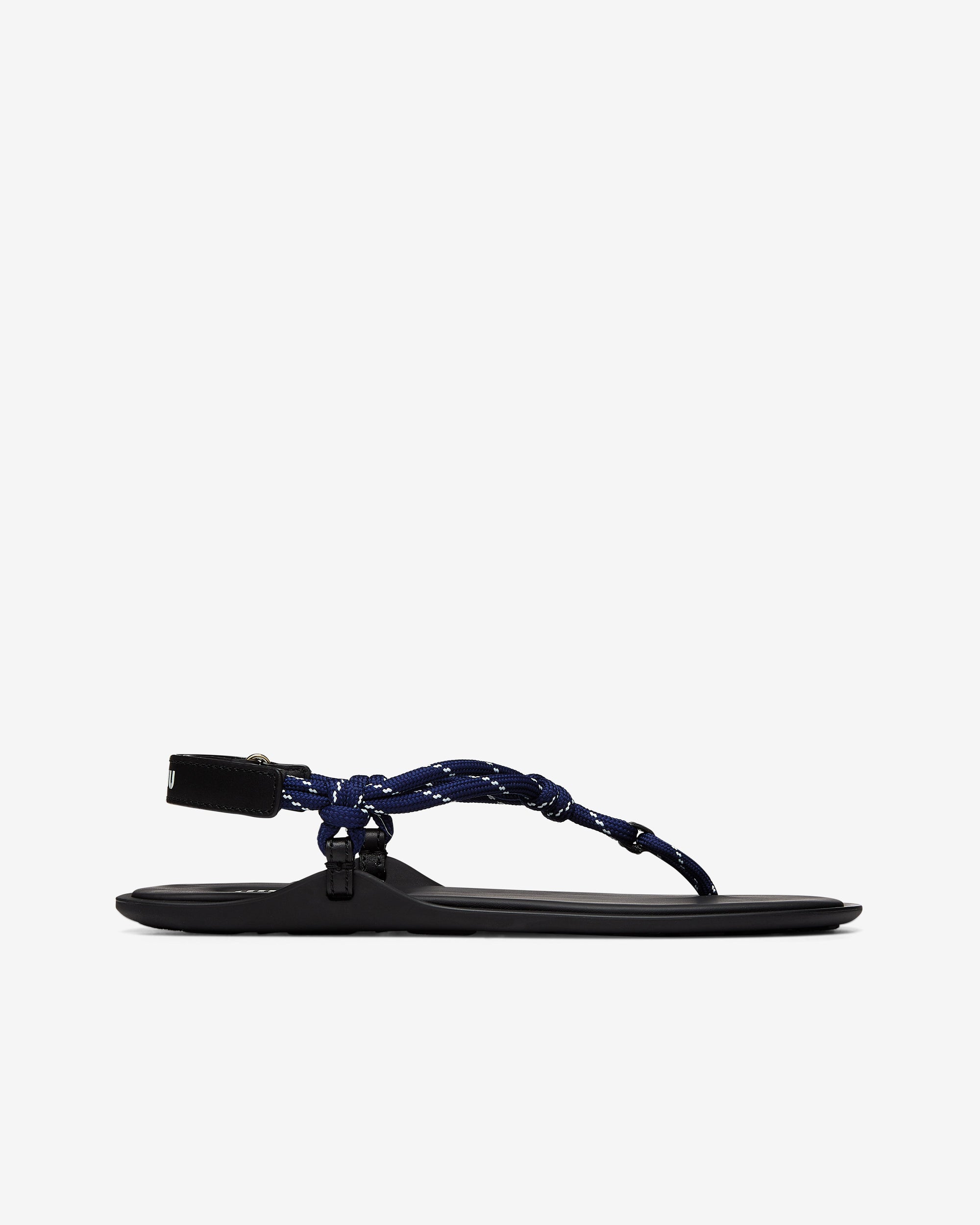 Riviere Cord And Leather Sandals Miu miu – Гарантія оригінальності – боковий вид