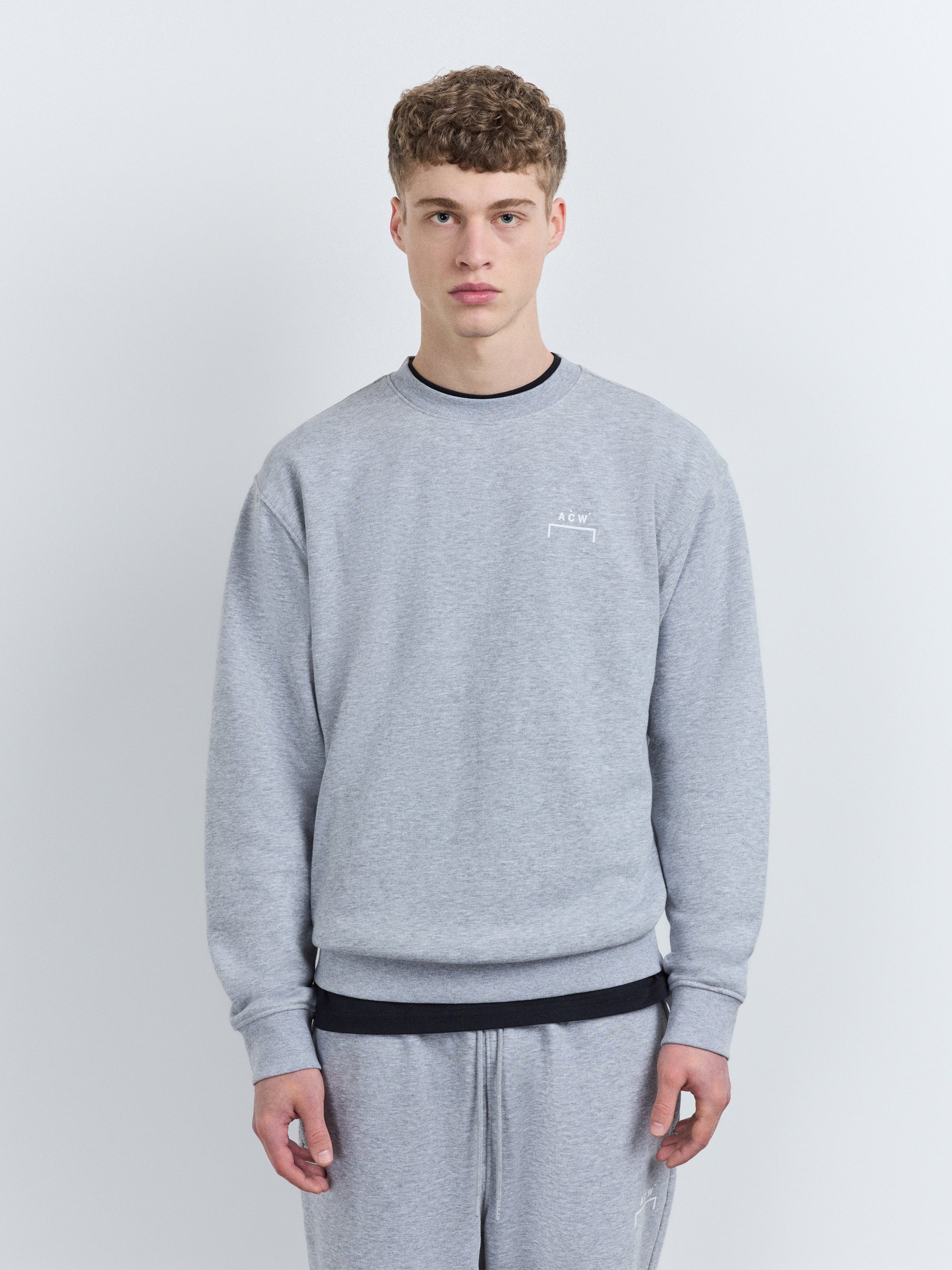 Burcham Logo Crew Grey Marl A cold wall оригінал – Купити в Україні – детальний вид