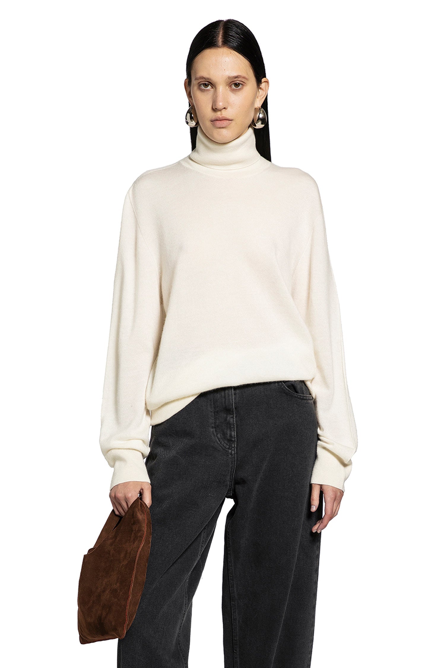 Оригінальна Lizzy Turtleneck In Cashmere The row – боковий вид