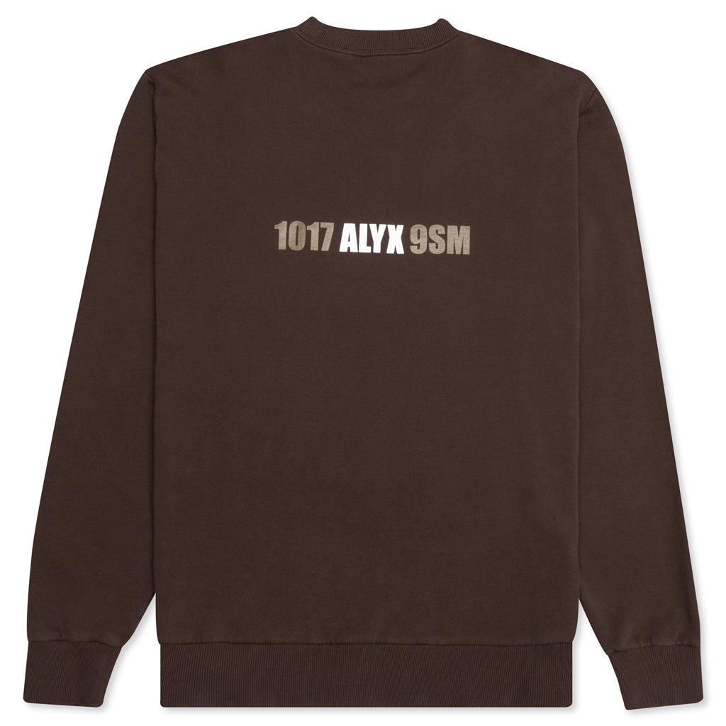 Оригінальна Mirrored Logo Crewneck 1017 alyx 9sm – вид ззаду