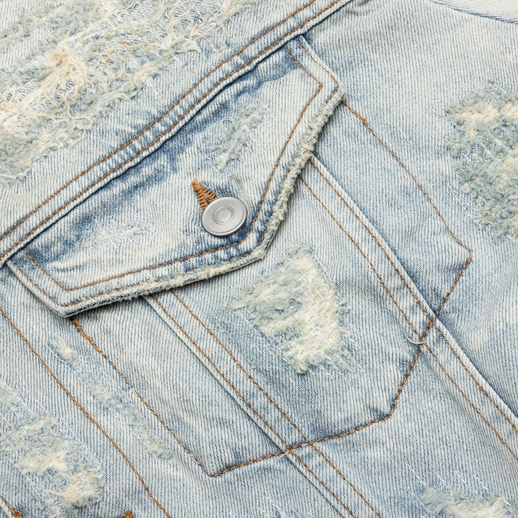 Оригінальна Destroyed Denim Jacket 1017 alyx 9sm – збільшений вид