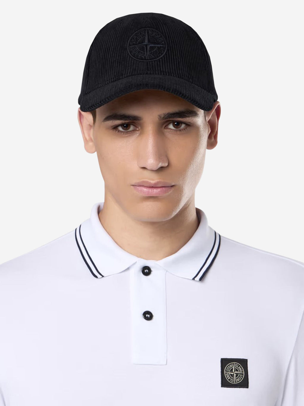 Corduroy Baseball Cap Stone island – Гарантія оригінальності – вид ззаду