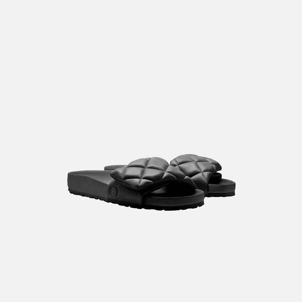 Wmns Sylt Padded Leather Azalea Black Birkenstock – Гарантія оригінальності – вид ззаду