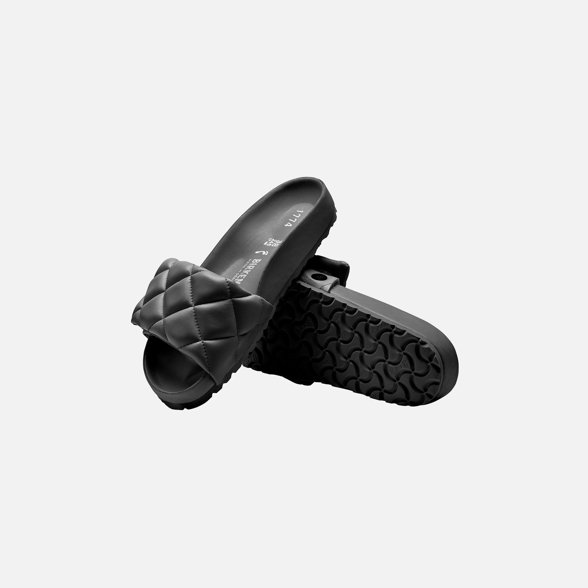 Wmns Sylt Padded Leather Azalea Black Birkenstock – Гарантія оригінальності – збільшений вид - BIRKENSTOCK