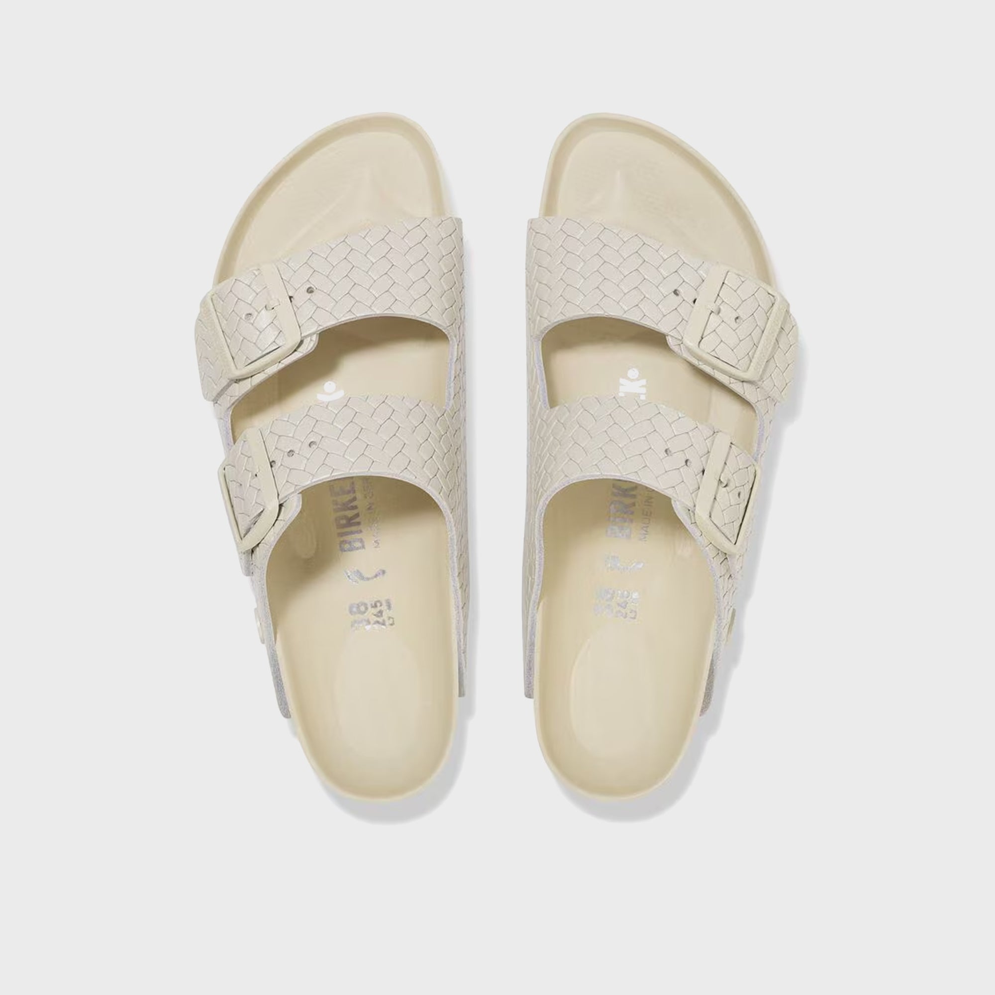 Arizona Hex Emboss Ecru Birkenstock – Гарантія оригінальності – детальний вид