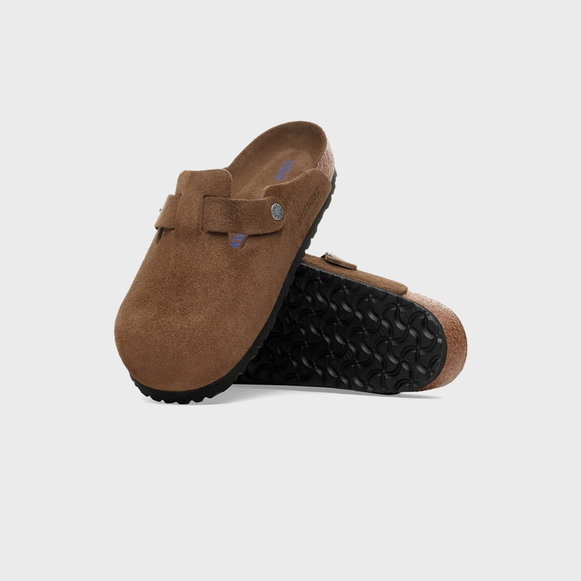 Boston Soft Footbed Dark Tea Tonal Birkenstock – Гарантія оригінальності – збільшений вид - BIRKENSTOCK