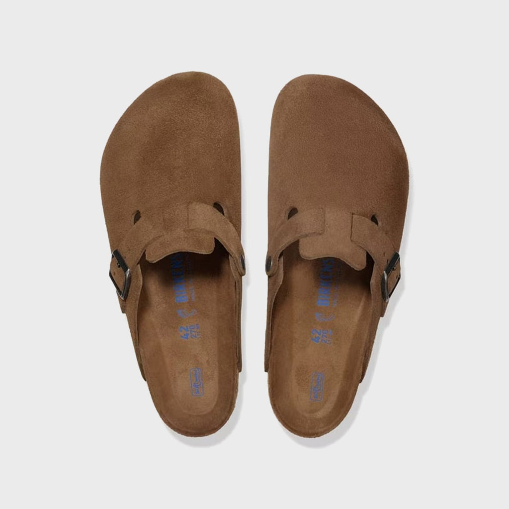 Boston Soft Footbed Dark Tea Tonal Birkenstock – Гарантія оригінальності – детальний вид