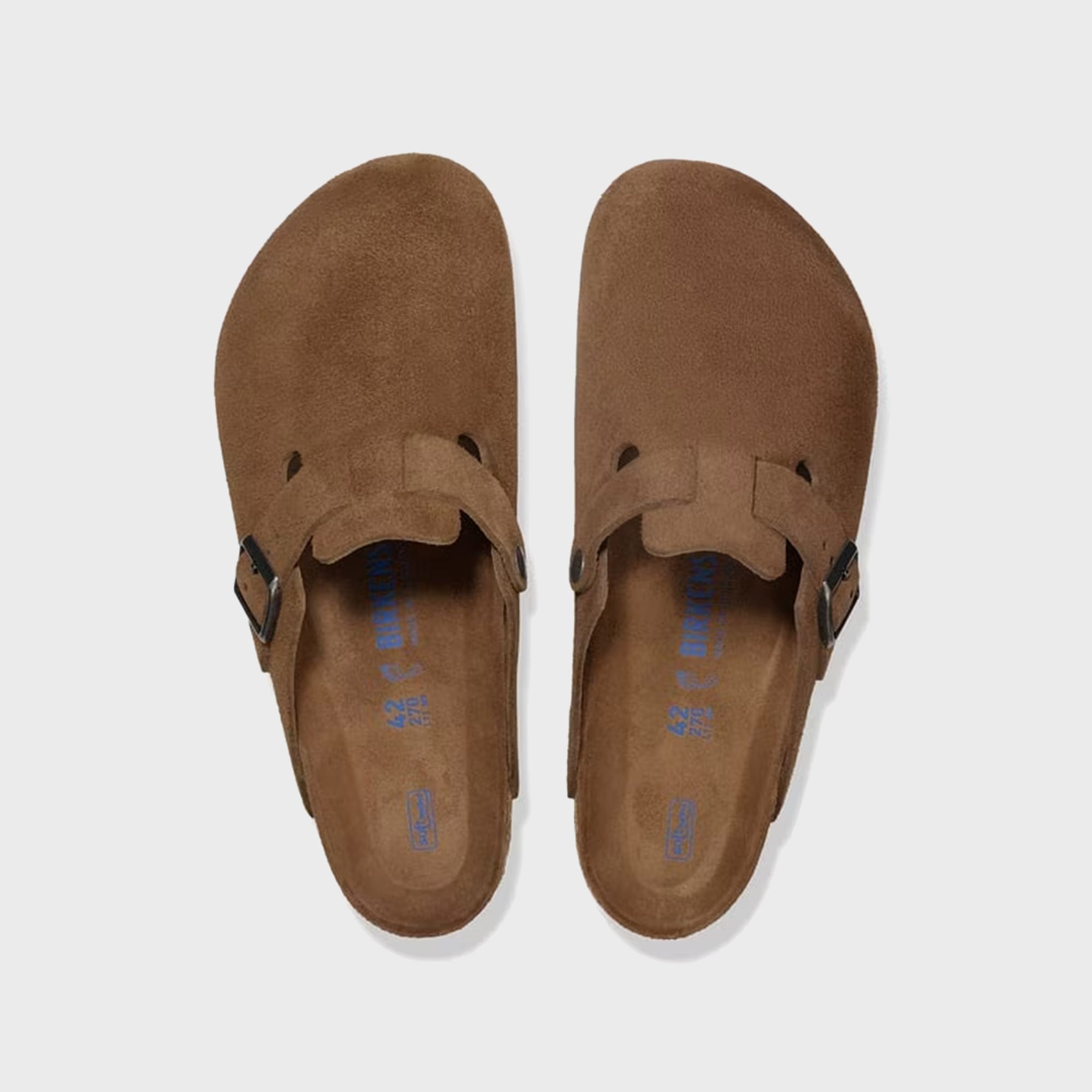 Boston Soft Footbed Dark Tea Tonal Birkenstock – Гарантія оригінальності – детальний вид - BIRKENSTOCK