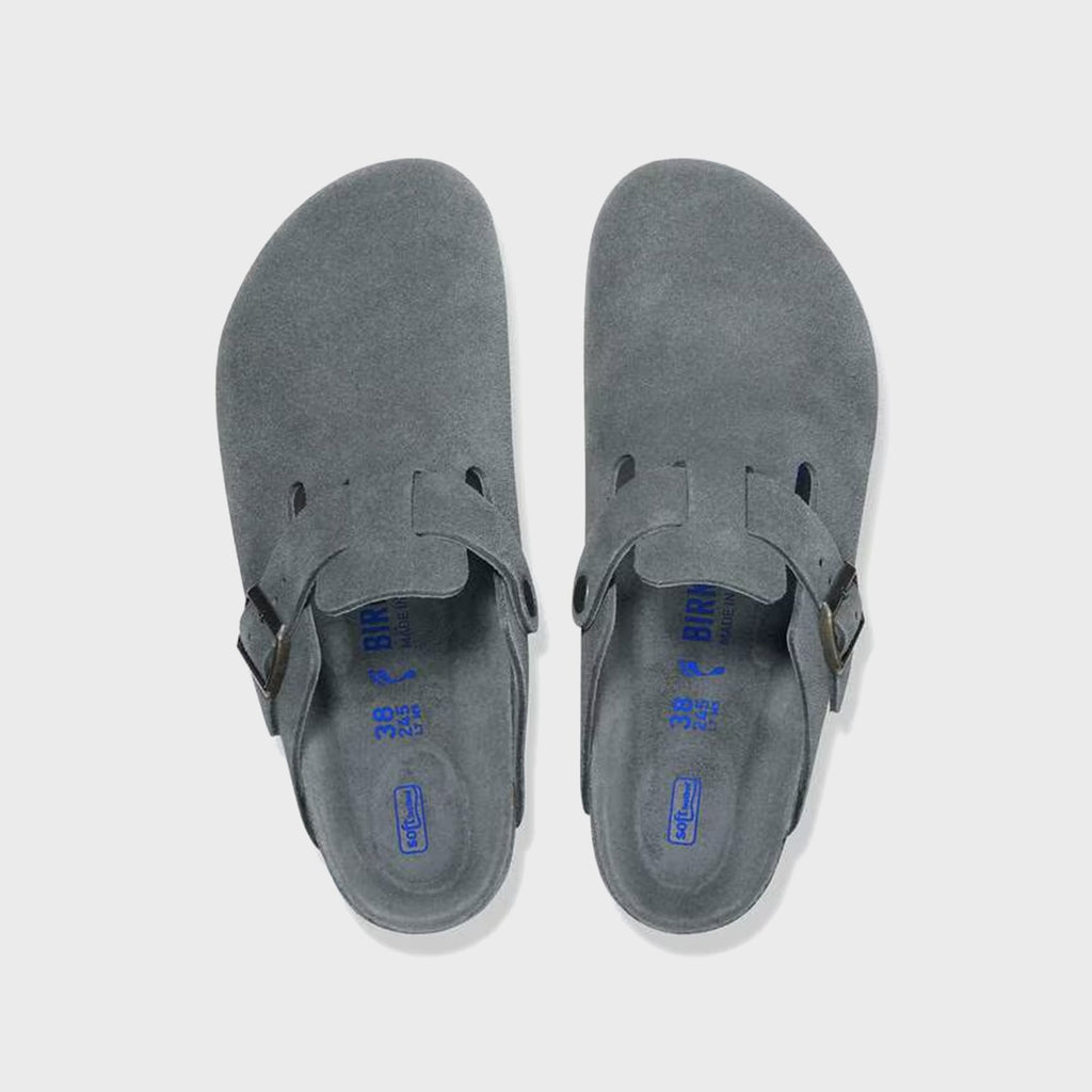 Оригінальна Boston Soft Footbed Basalt Gray Birkenstock – збільшений вид