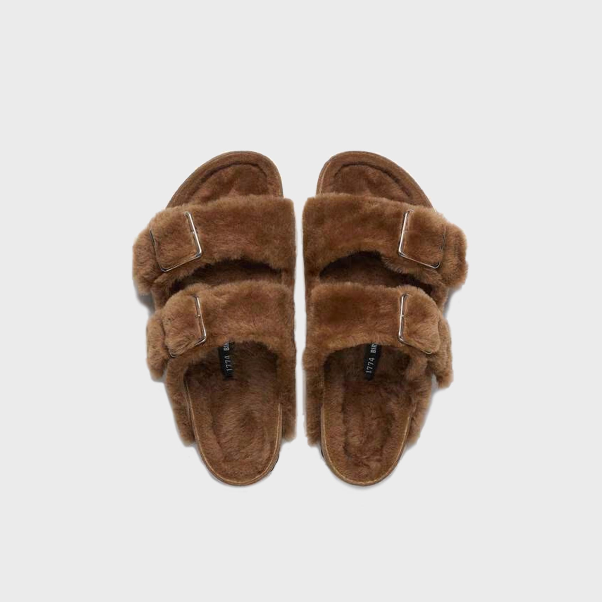 Arizona Shearling Caramel Birkenstock оригінал – Купити в Україні – вид ззаду - BIRKENSTOCK