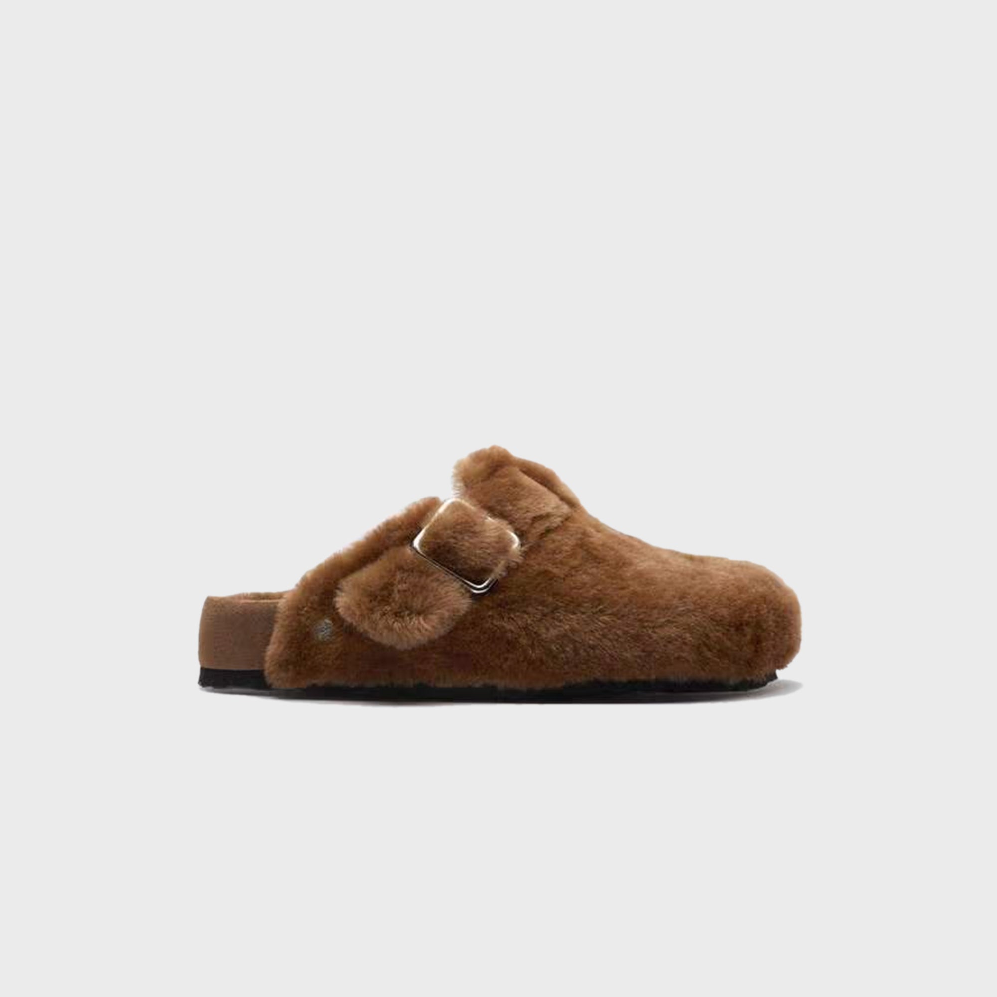 Оригінальна Wmns 1774 Boston Shearling Caramel Birkenstock – боковий вид - BIRKENSTOCK