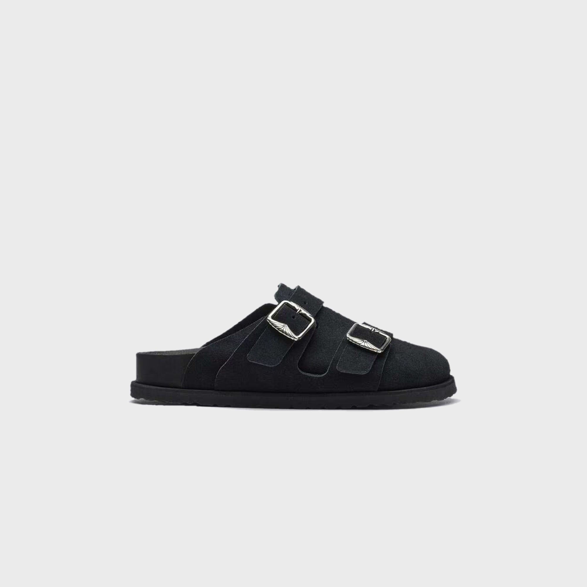 Оригінальна 222 West Suede Black Birkenstock – боковий вид - BIRKENSTOCK