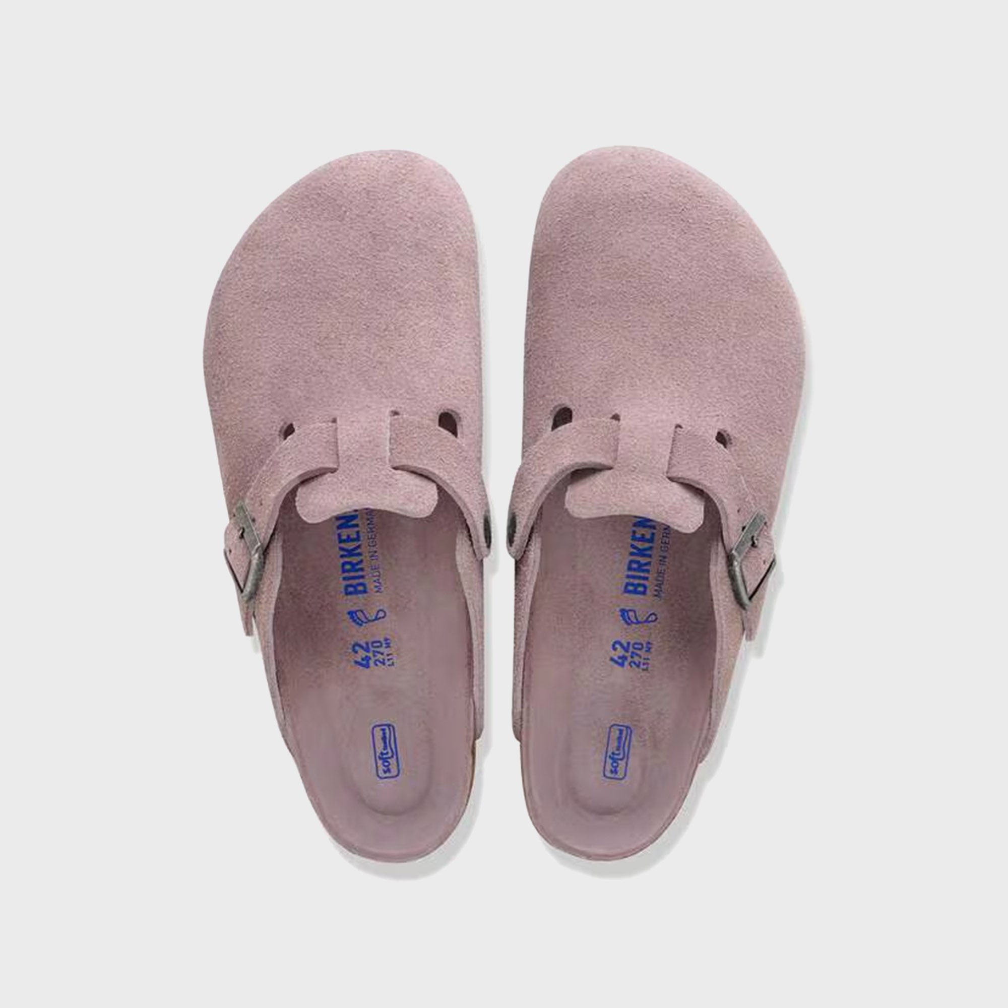 Оригінальна Boston Soft Footbed Faded Purple Birkenstock – детальний вид - BIRKENSTOCK