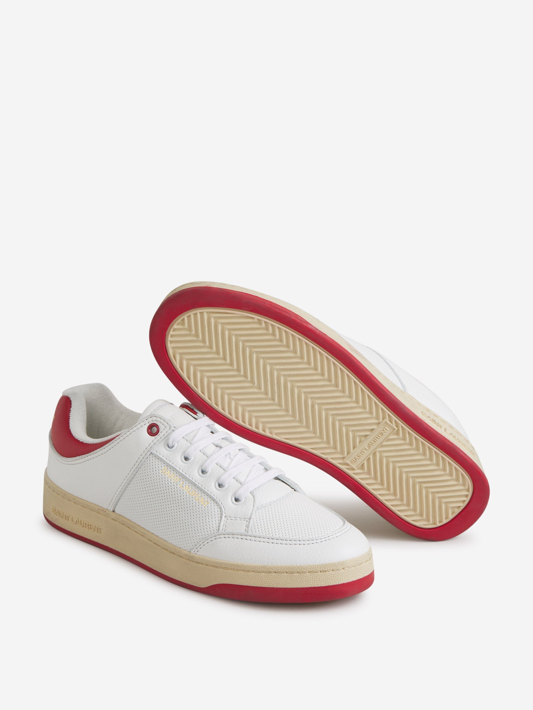 Logo Leather Sneakers Saint laurent оригінал – Купити в Україні – збільшений вид
