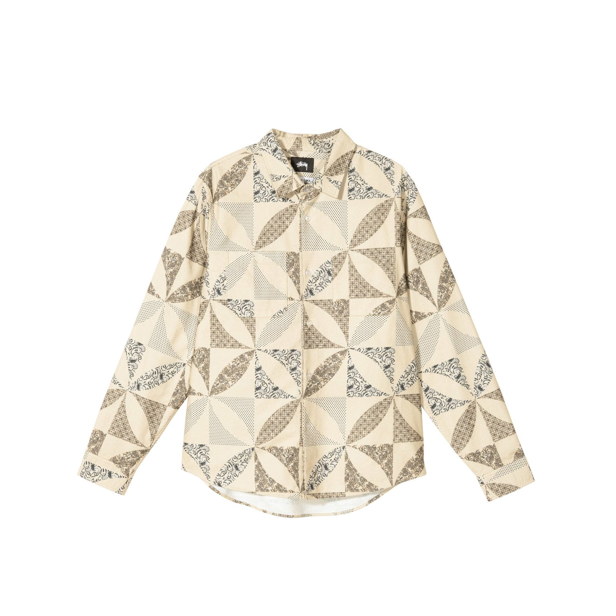 Оригінальна Quilt Pattern Shirt Stussy – боковий вид