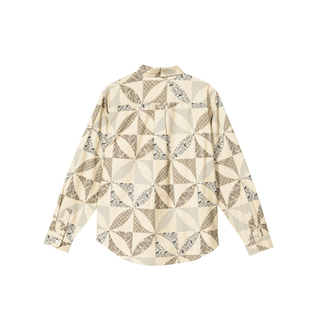 Оригінальна Quilt Pattern Shirt Stussy – вид ззаду