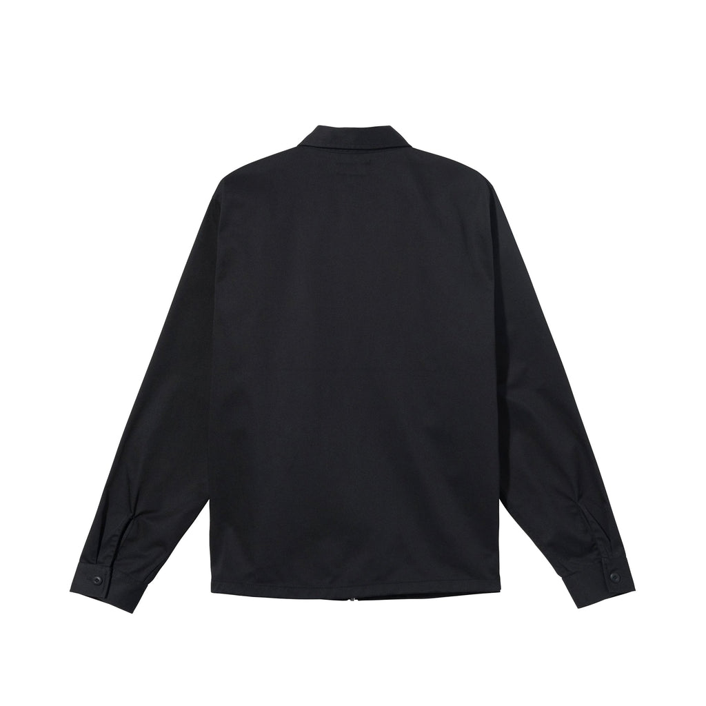 Оригінальна Mens Zip Up Work Ls Shirt Black Stussy – вид ззаду