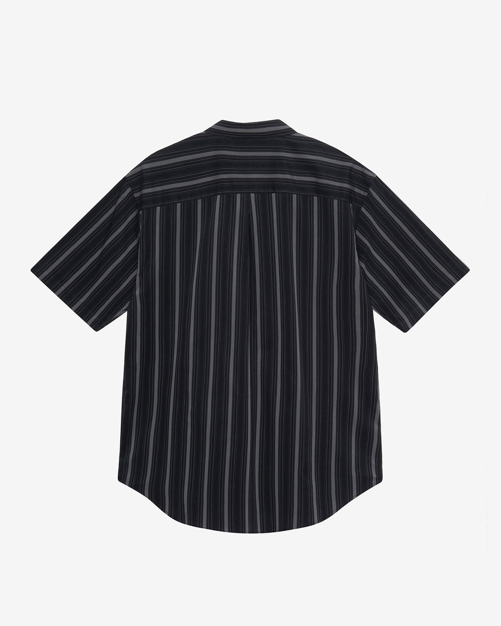Mens Boxy Short Sleeve Shirt Stripe Stussy – Гарантія оригінальності – вид ззаду