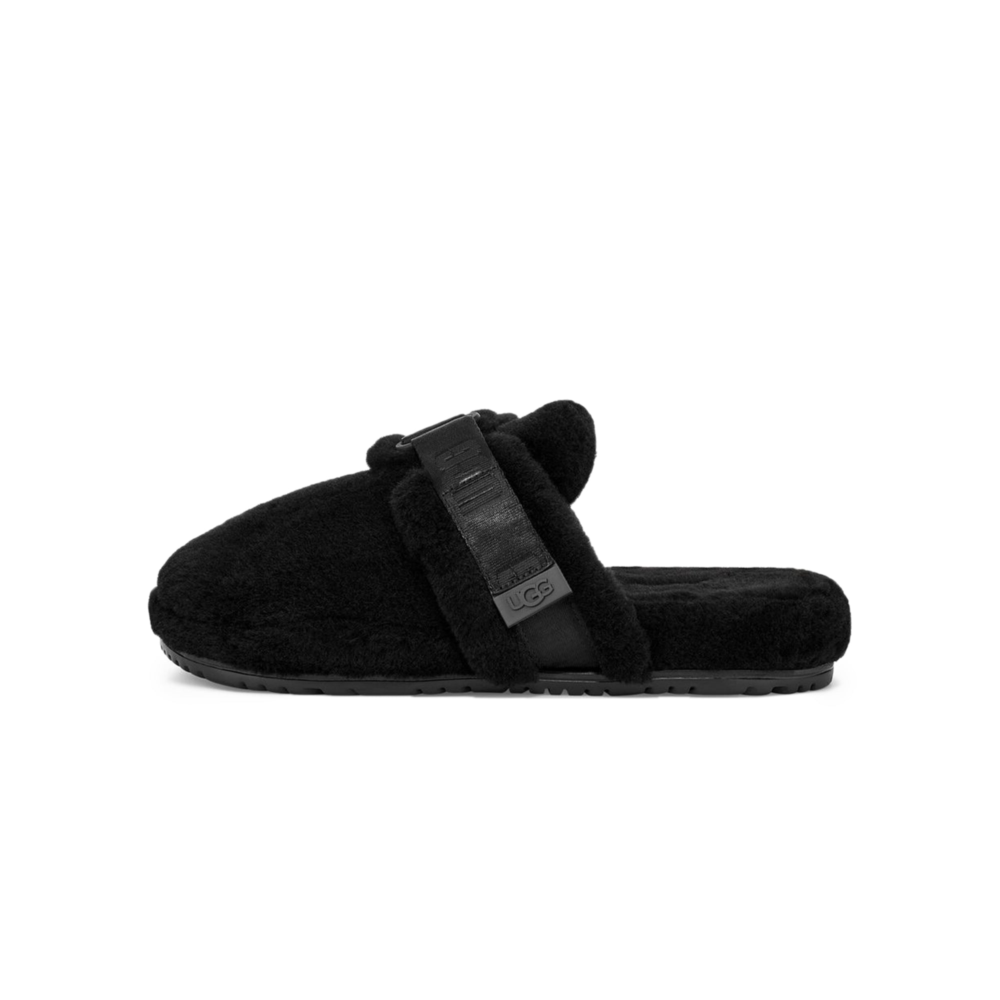 Mens Fluff It Black Ugg – Гарантія оригінальності – боковий вид