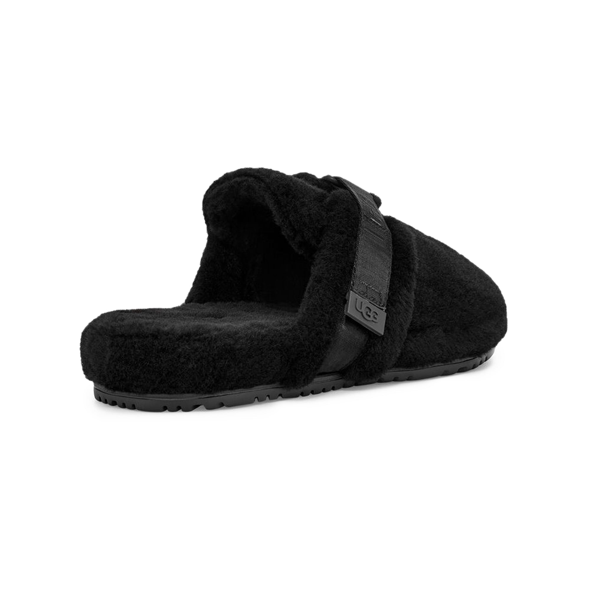 Mens Fluff It Black Ugg – Гарантія оригінальності – вид ззаду