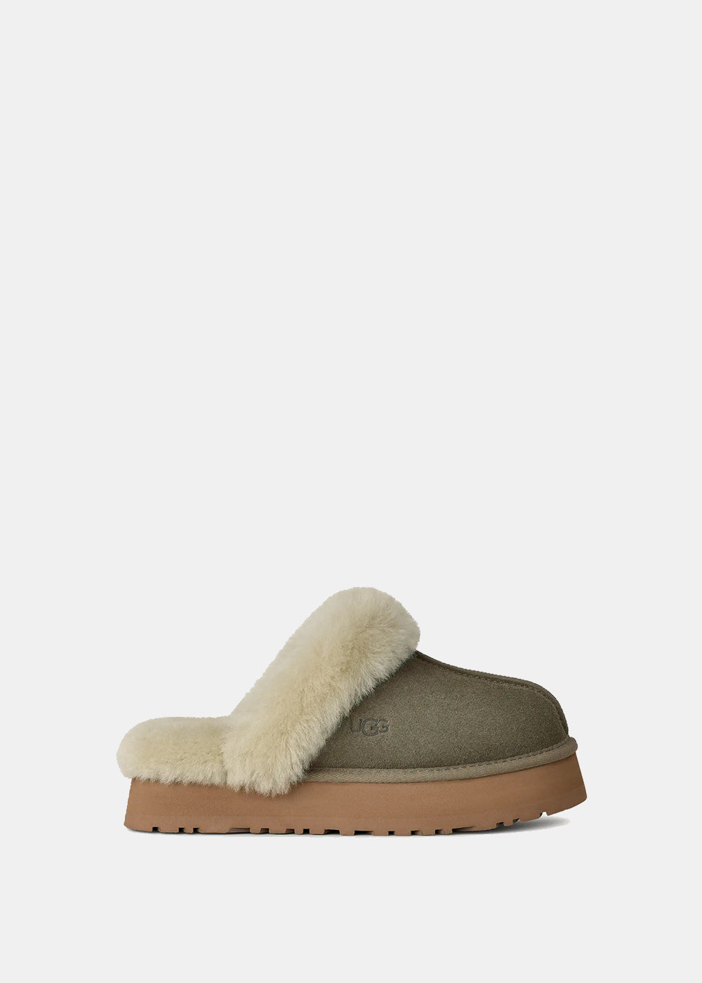 Olive Green Womens Disquette Ugg – Гарантія оригінальності – боковий вид