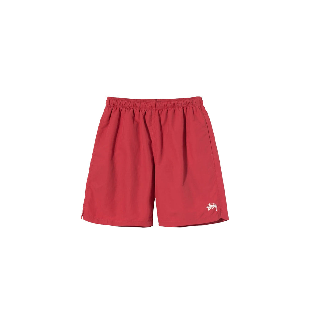 Mens Stock Water Shorts Red Stussy – Гарантія оригінальності – боковий вид