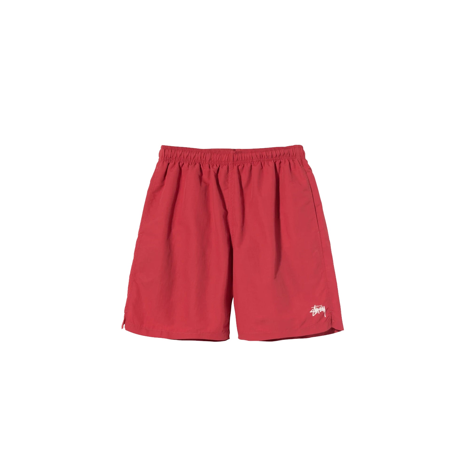 Mens Stock Water Shorts Red Stussy – Гарантія оригінальності – боковий вид
