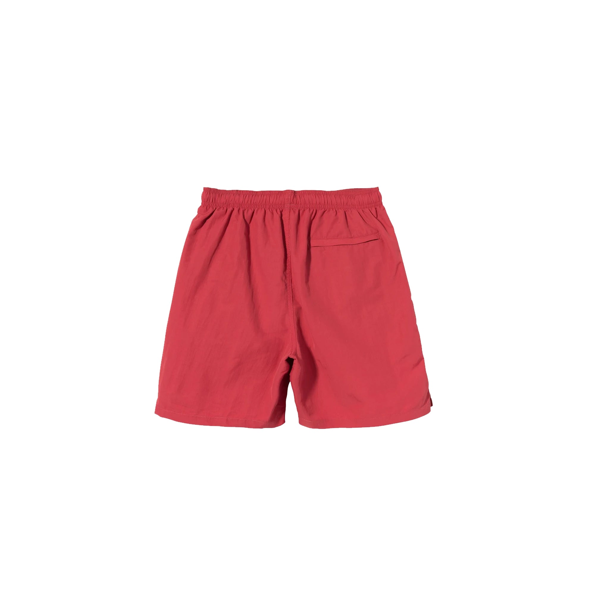 Mens Stock Water Shorts Red Stussy – Гарантія оригінальності – вид ззаду