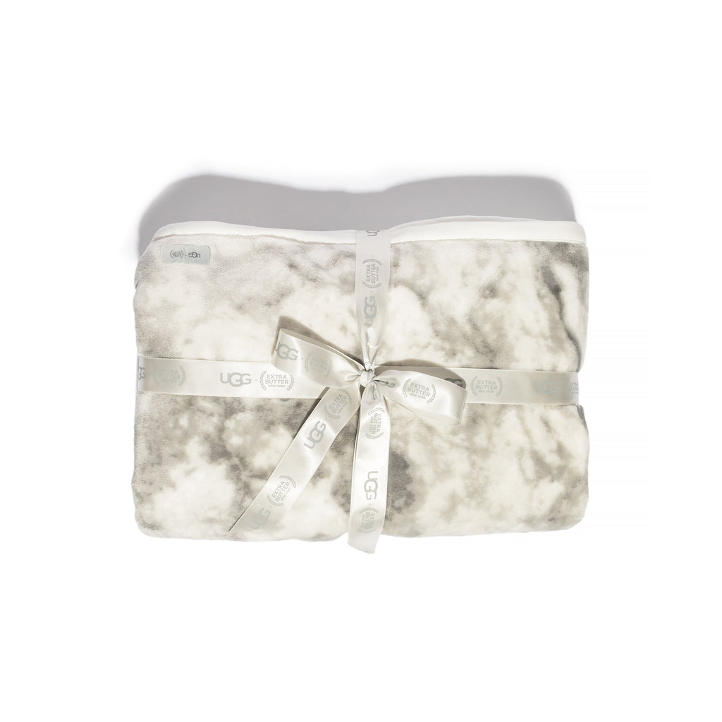 X Extra Butter Marble Duffield Throw Blanket Ugg оригінал – Купити в Україні – боковий вид