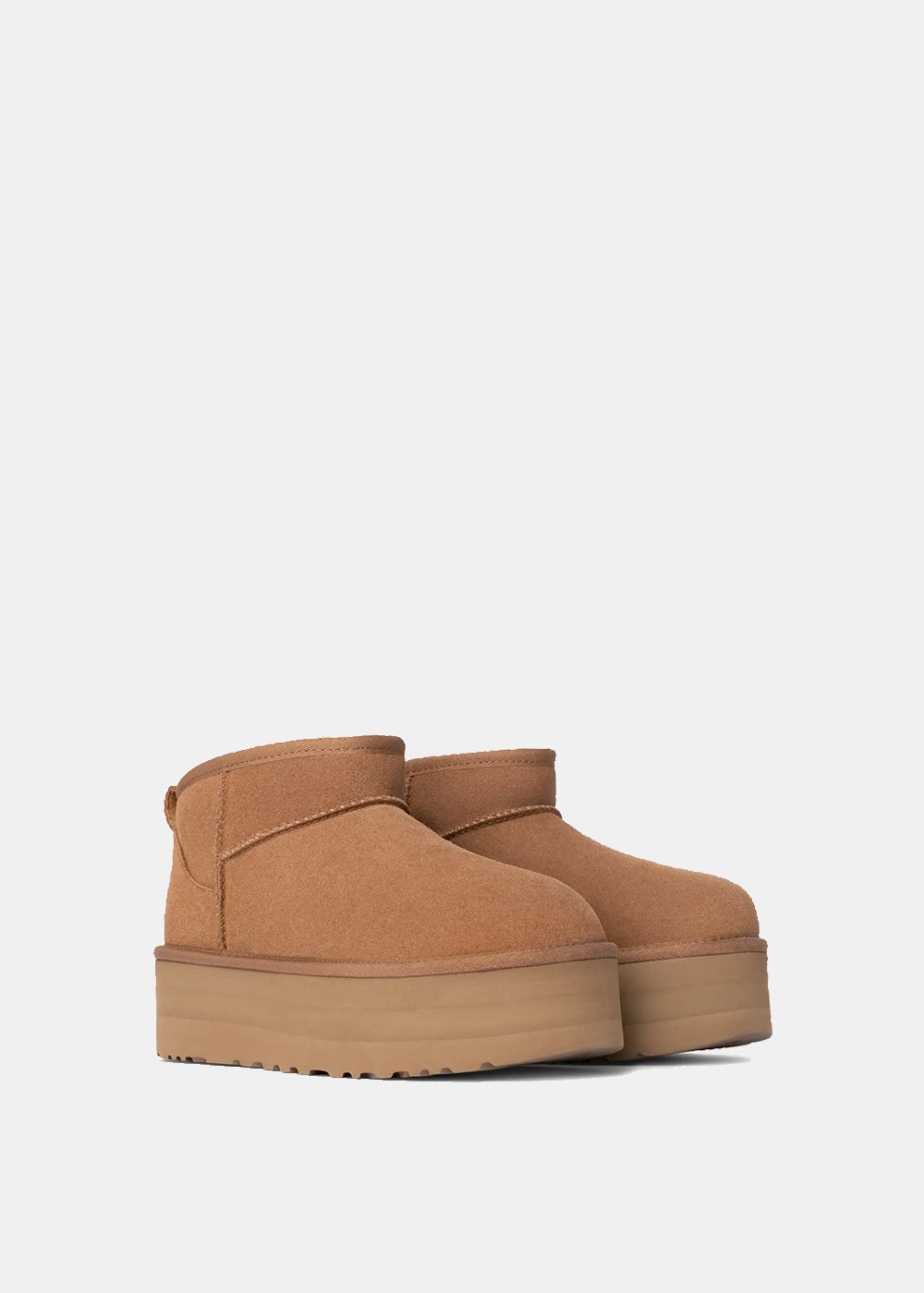 Chestnut Womens Classic Ultra Mini Platform Ugg – Гарантія оригінальності – вид ззаду