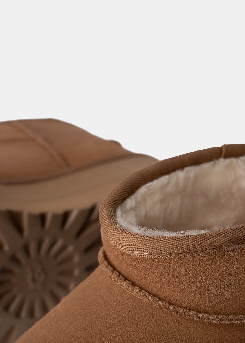 Chestnut Womens Classic Ultra Mini Platform Ugg – Гарантія оригінальності – збільшений вид