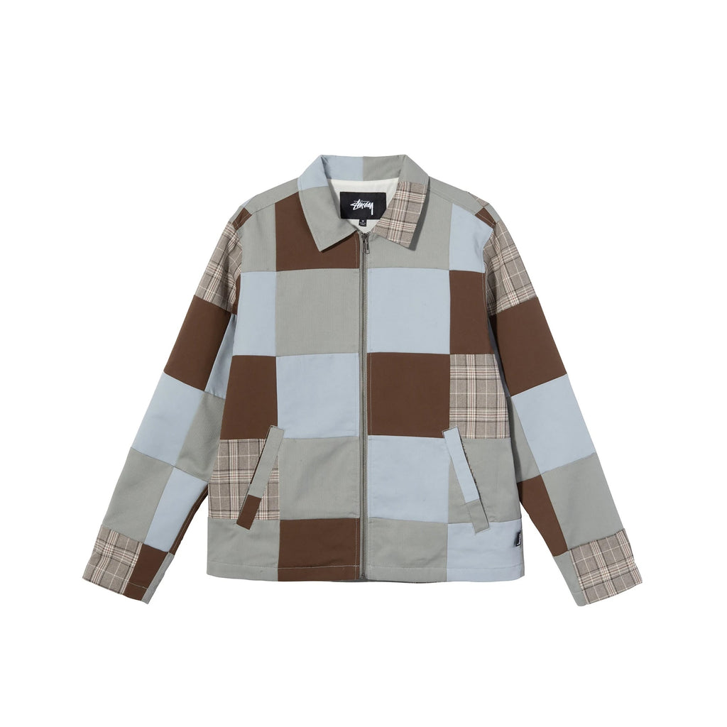 Patchwork Zip Jacket Stussy оригінал – Купити в Україні – боковий вид