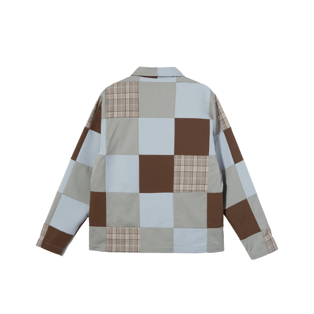 Patchwork Zip Jacket Stussy оригінал – Купити в Україні – вид ззаду