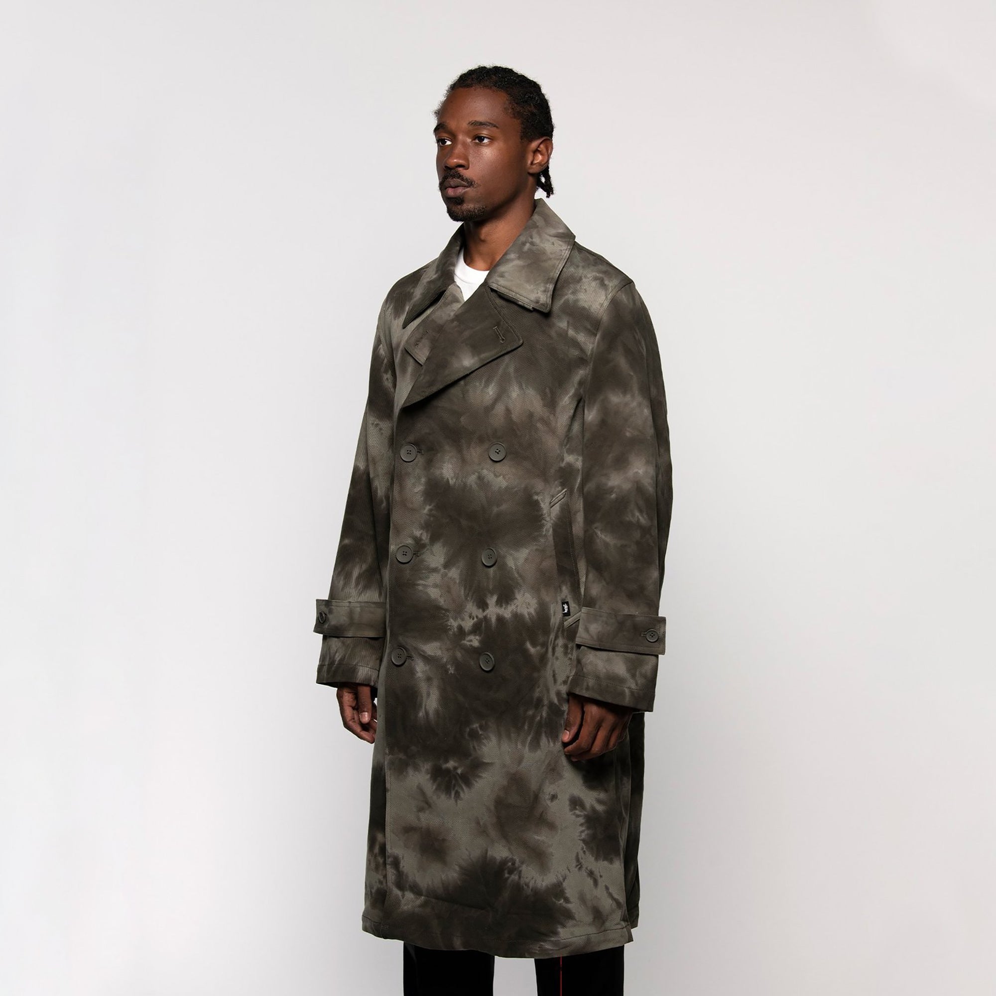 Dyed Trench Coat Stussy оригінал – Купити в Україні – детальний вид