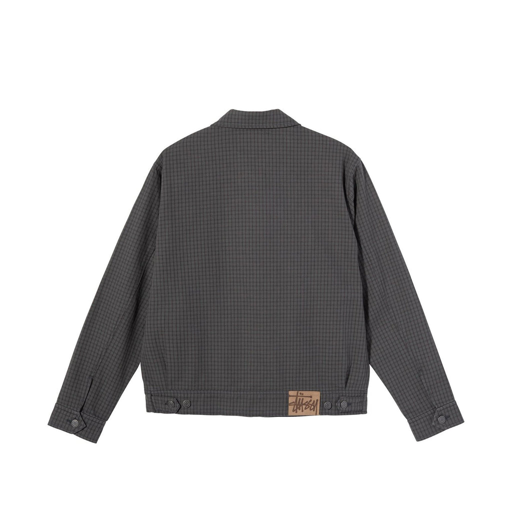 Mens Check Garage Jacket Stussy оригінал – Купити в Україні – вид ззаду