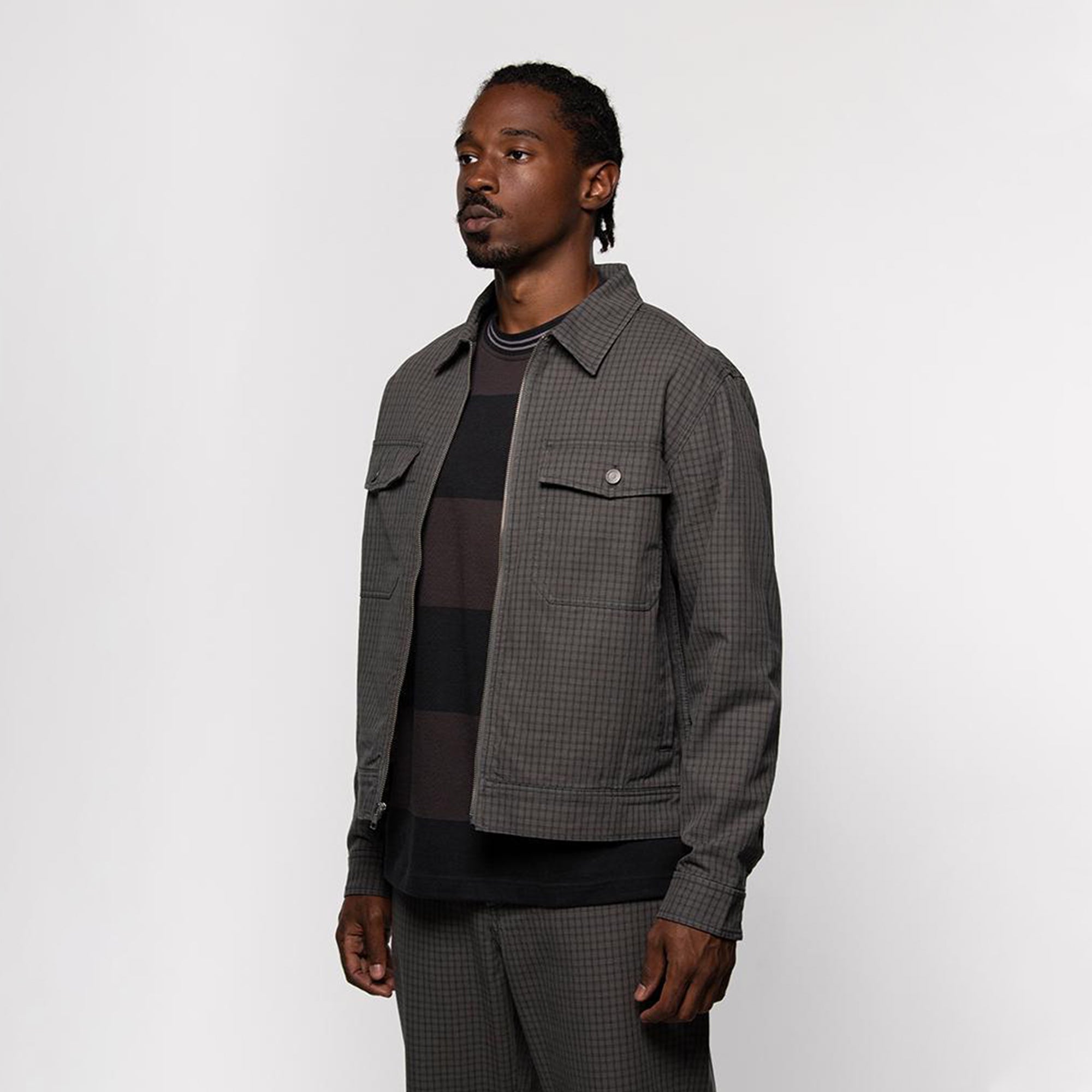 Mens Check Garage Jacket Stussy оригінал – Купити в Україні – детальний вид