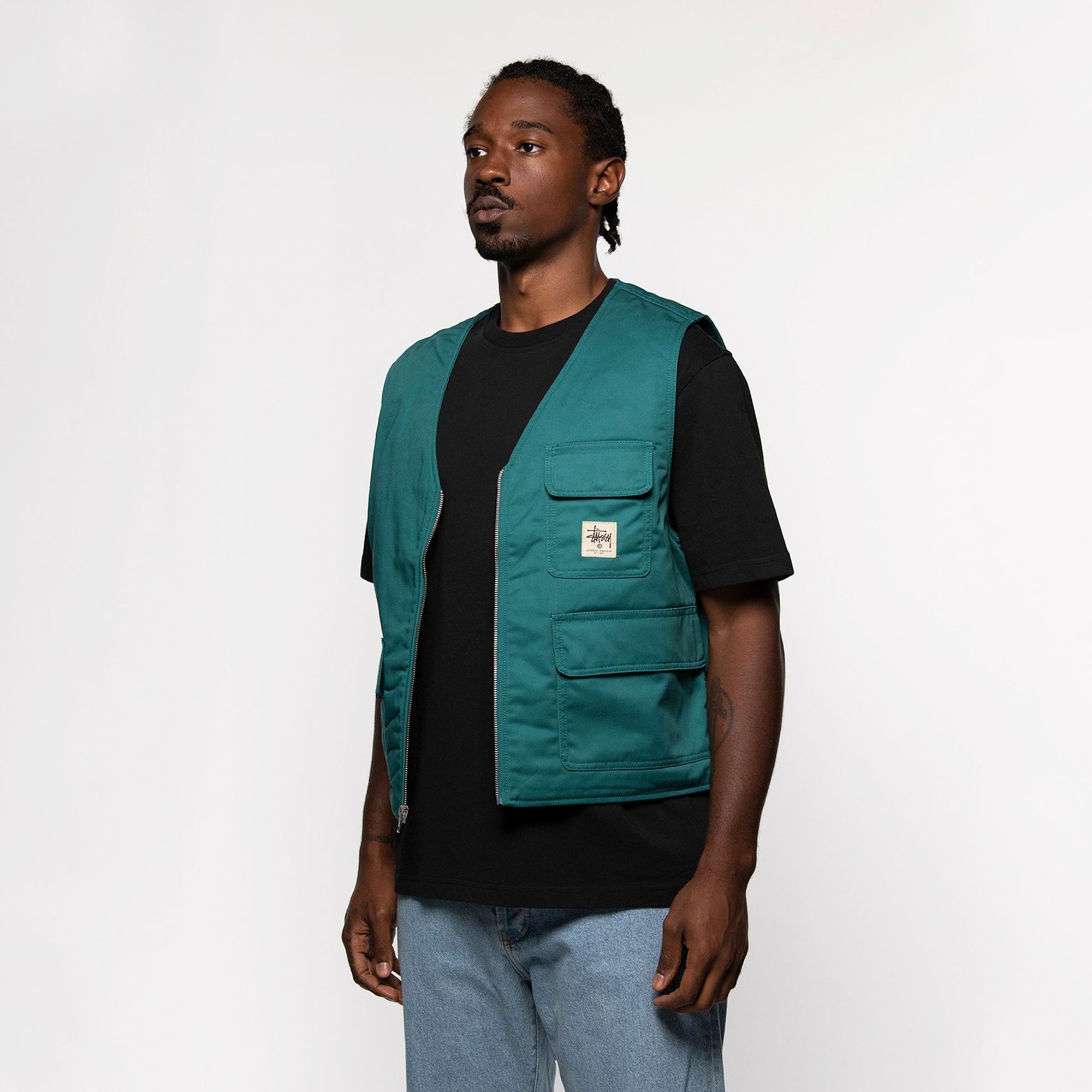 Insulated Work Vest Stussy – Гарантія оригінальності – детальний вид