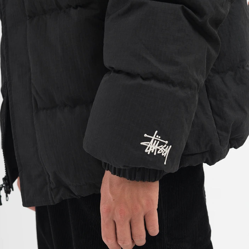 Mens Solid Puffer Jacket Black Stussy оригінал – Купити в Україні – детальний вид