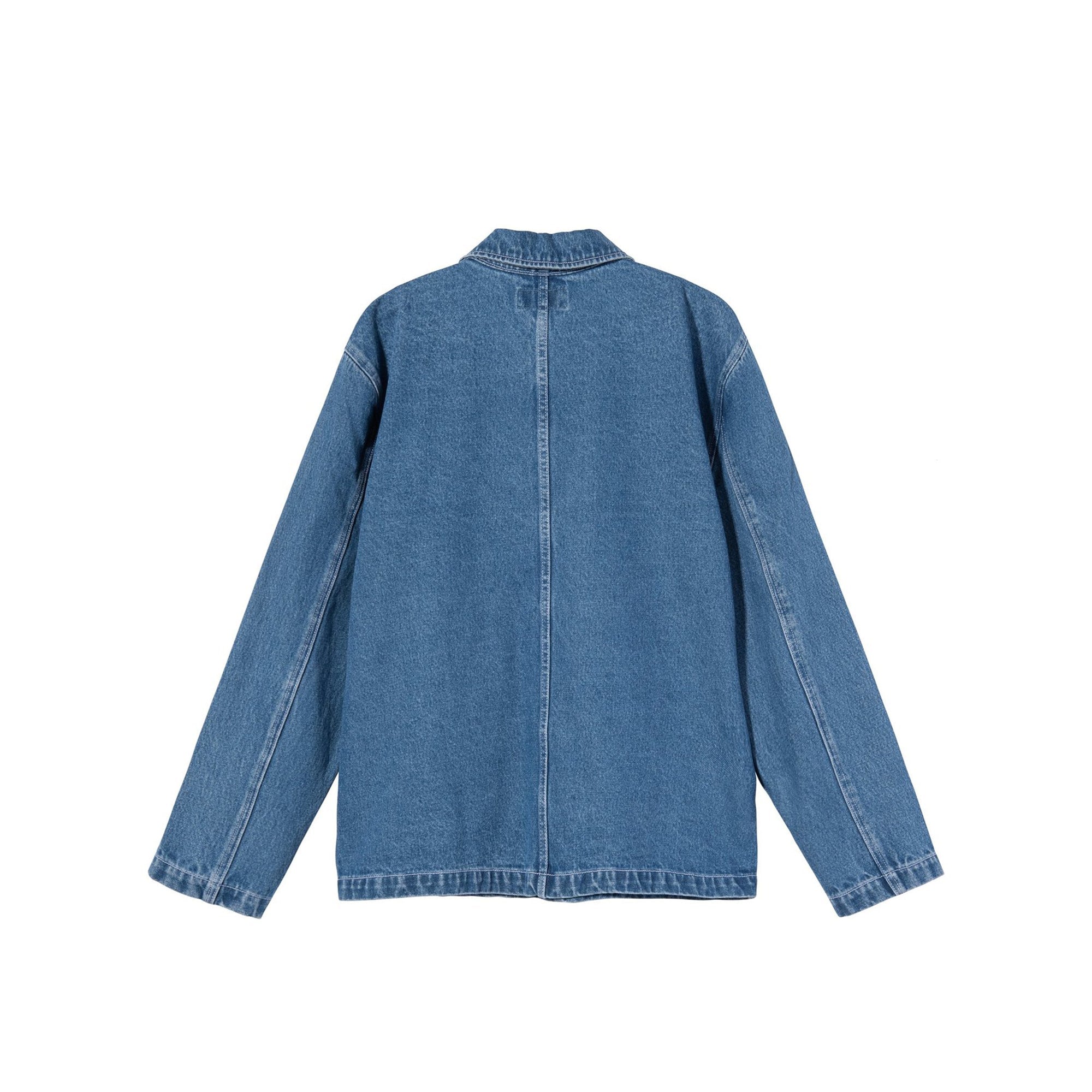 Mens Denim Chore Jacket Stussy – Гарантія оригінальності – вид ззаду