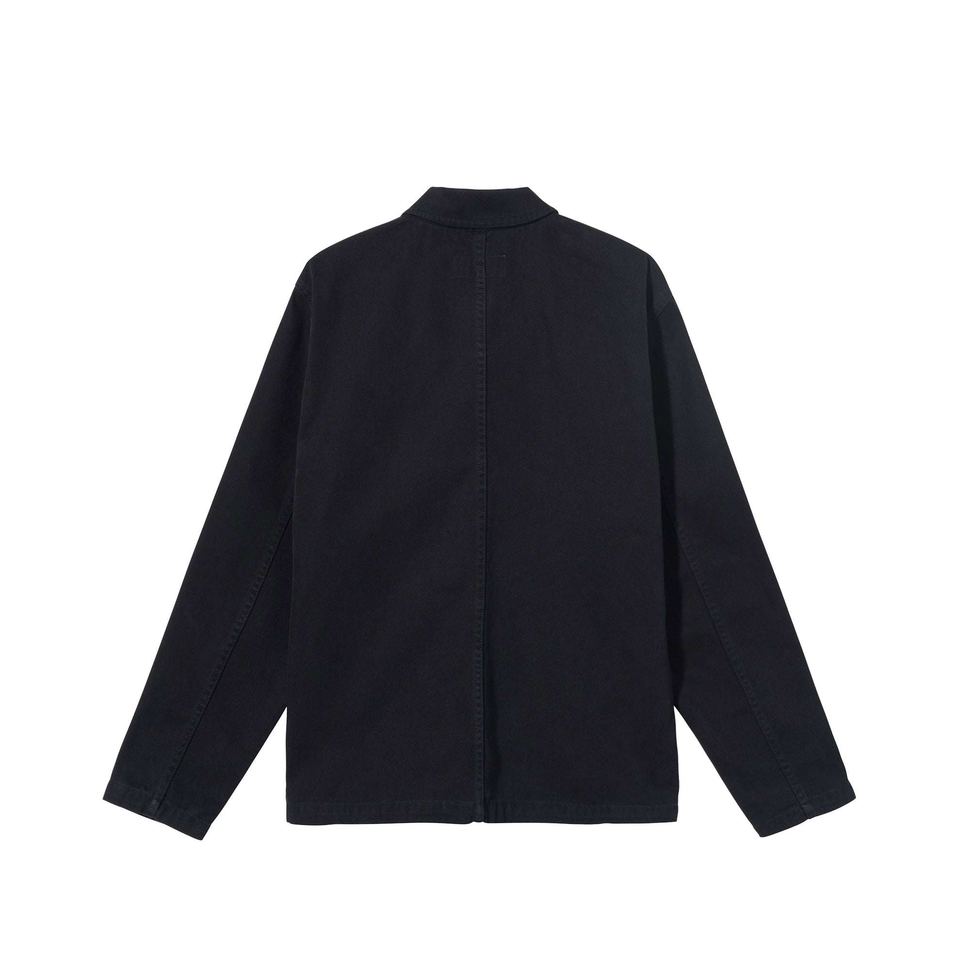 Mens Canvas Chore Jacket Black Stussy оригінал – Купити в Україні – вид ззаду