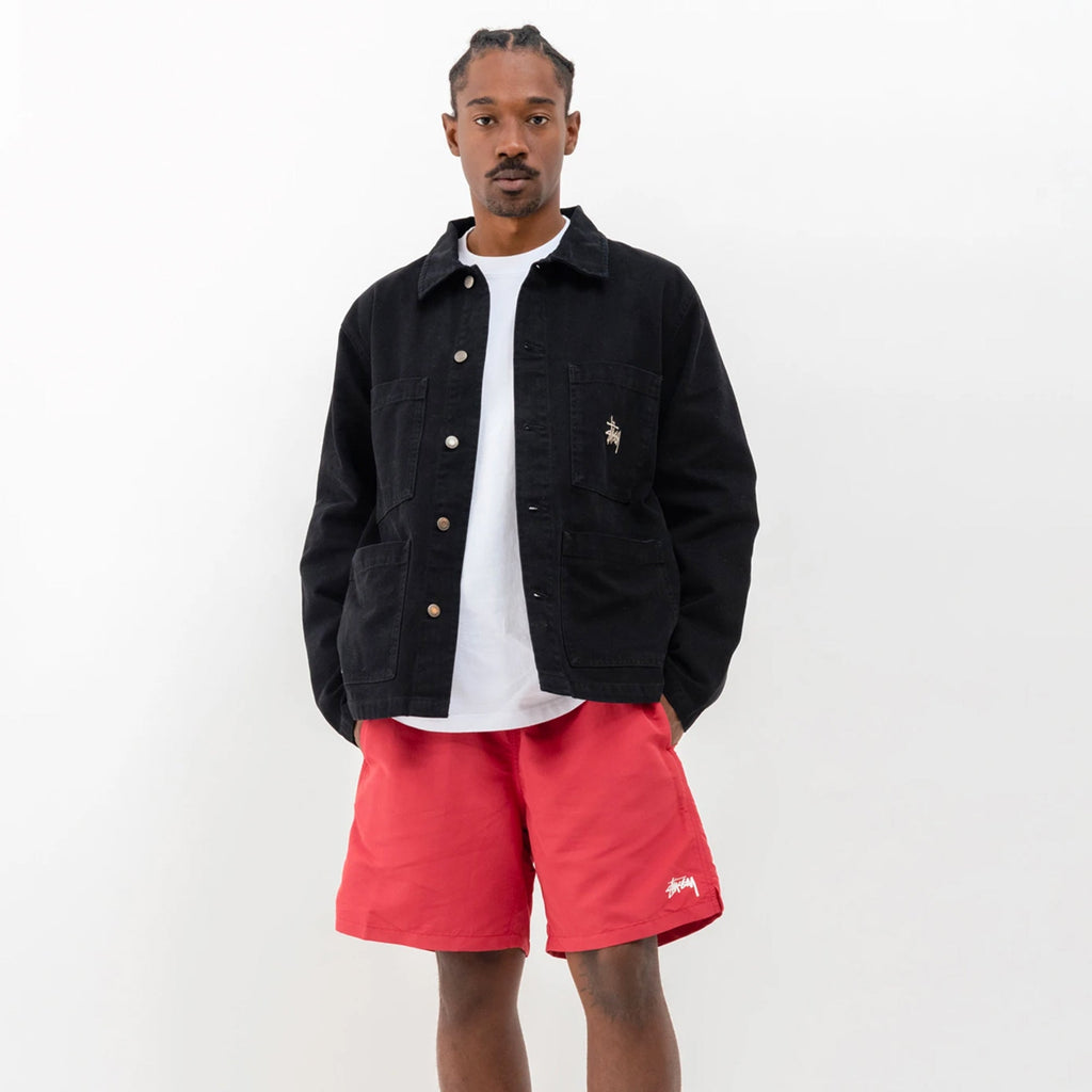 Mens Canvas Chore Jacket Black Stussy оригінал – Купити в Україні – детальний вид